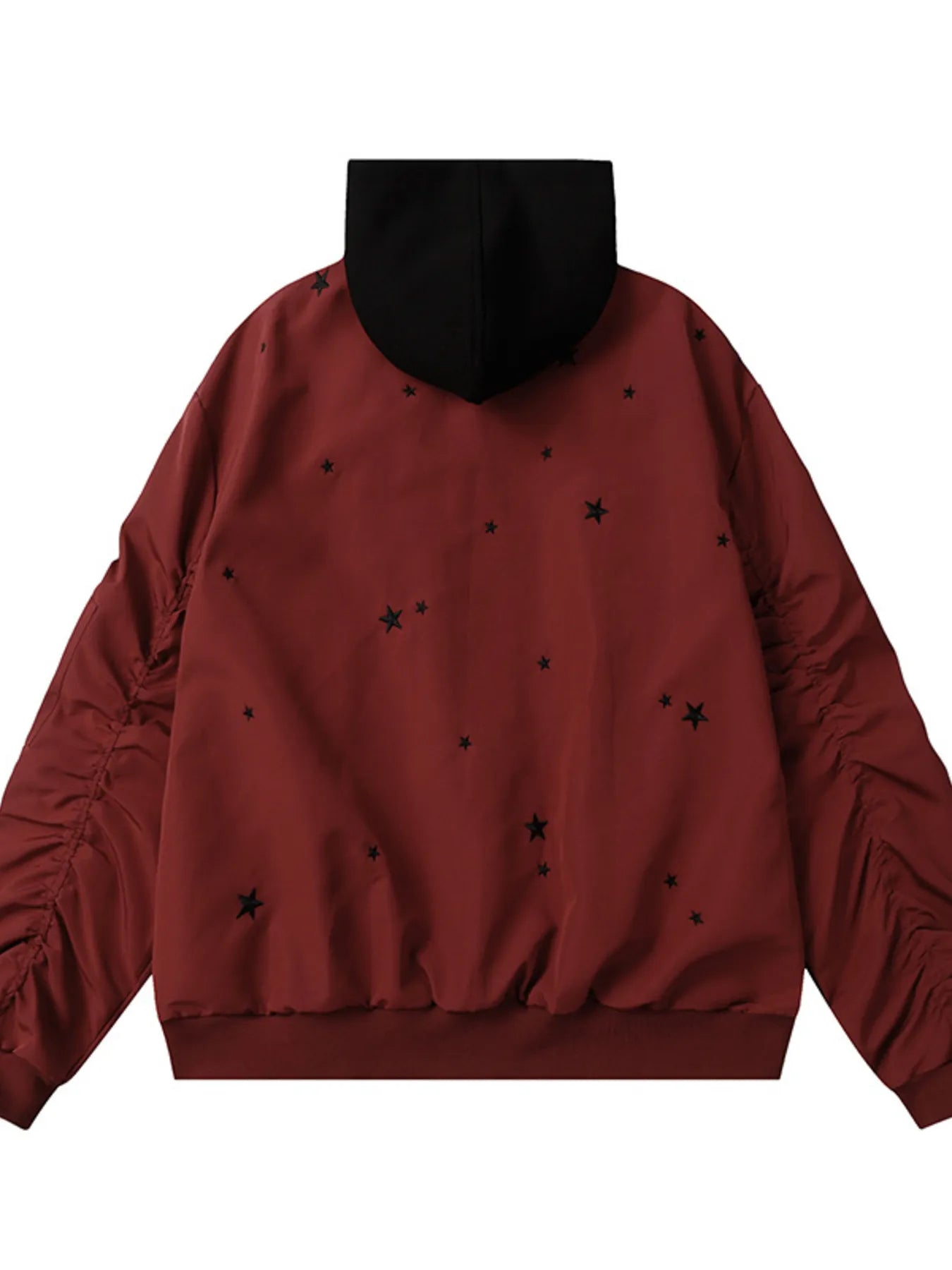 Men's Star Zip Up Hooded Jacket Trendsi