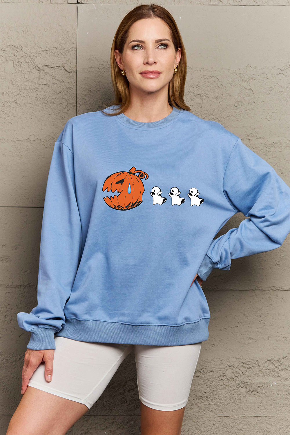 Simply Love Full Size Graphic Dropped Shoulder Sweatshirt NicholesGifts