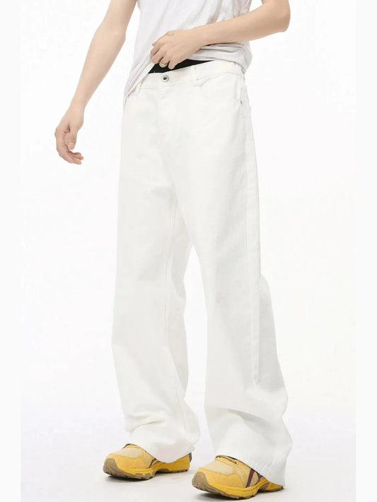 Wide Leg Jeans with Pockets Trendsi