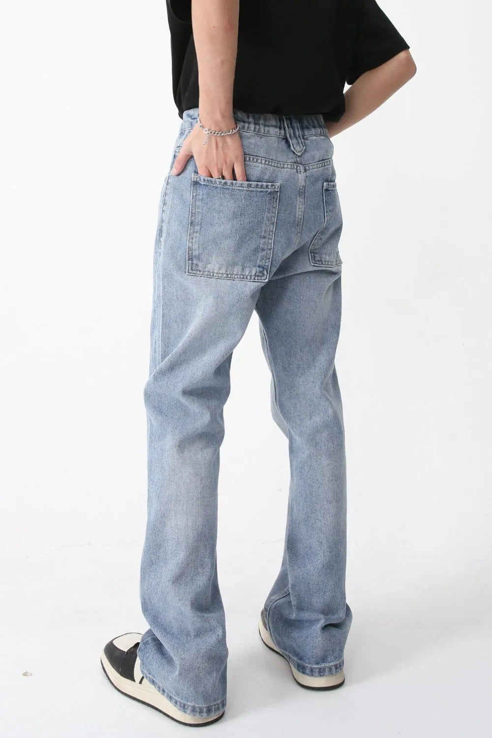 Cat's Whiskers Jeans with Pockets Trendsi