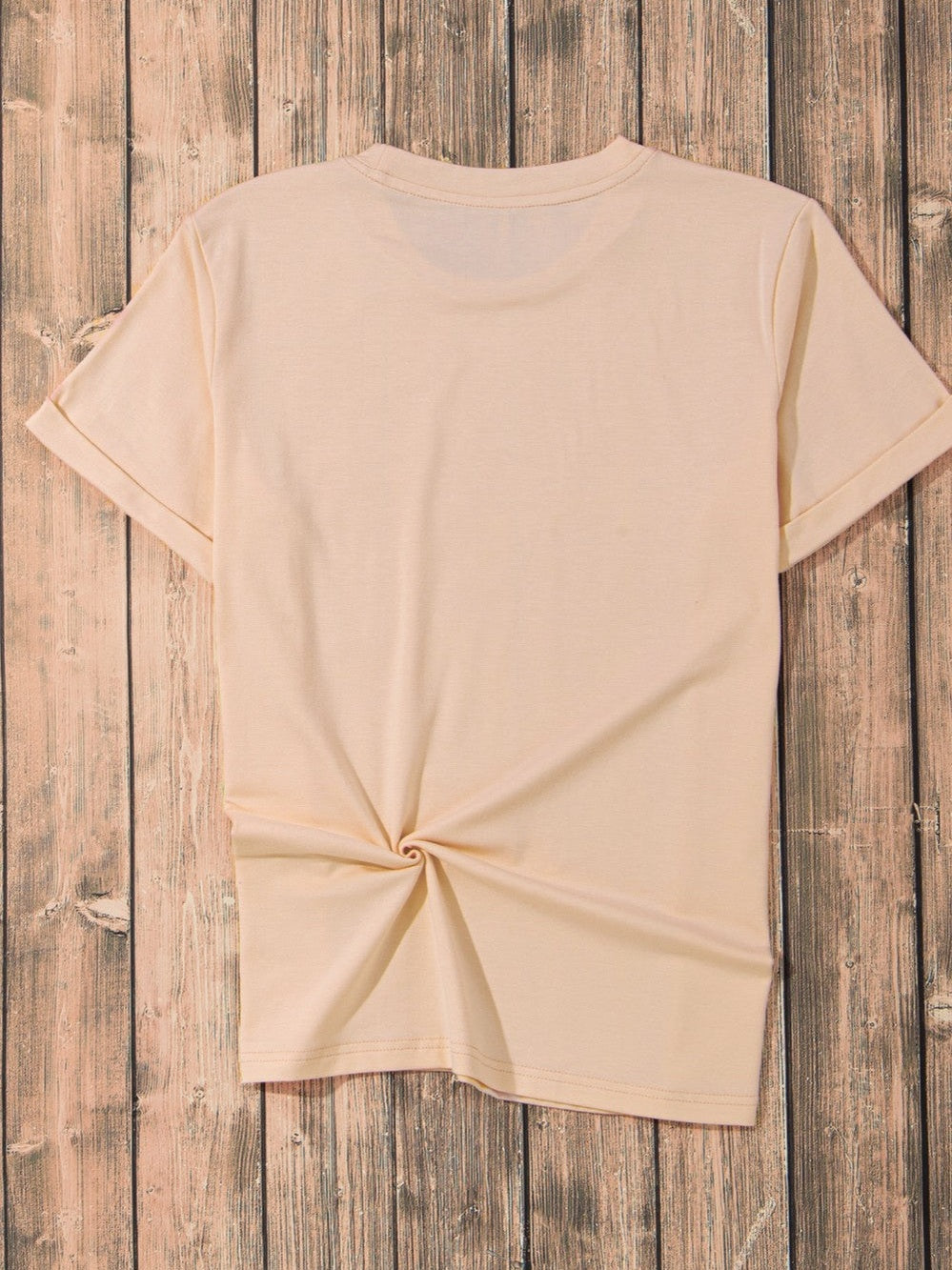 Pumpkin Round Neck Short Sleeve T-Shirt nicholesgifts