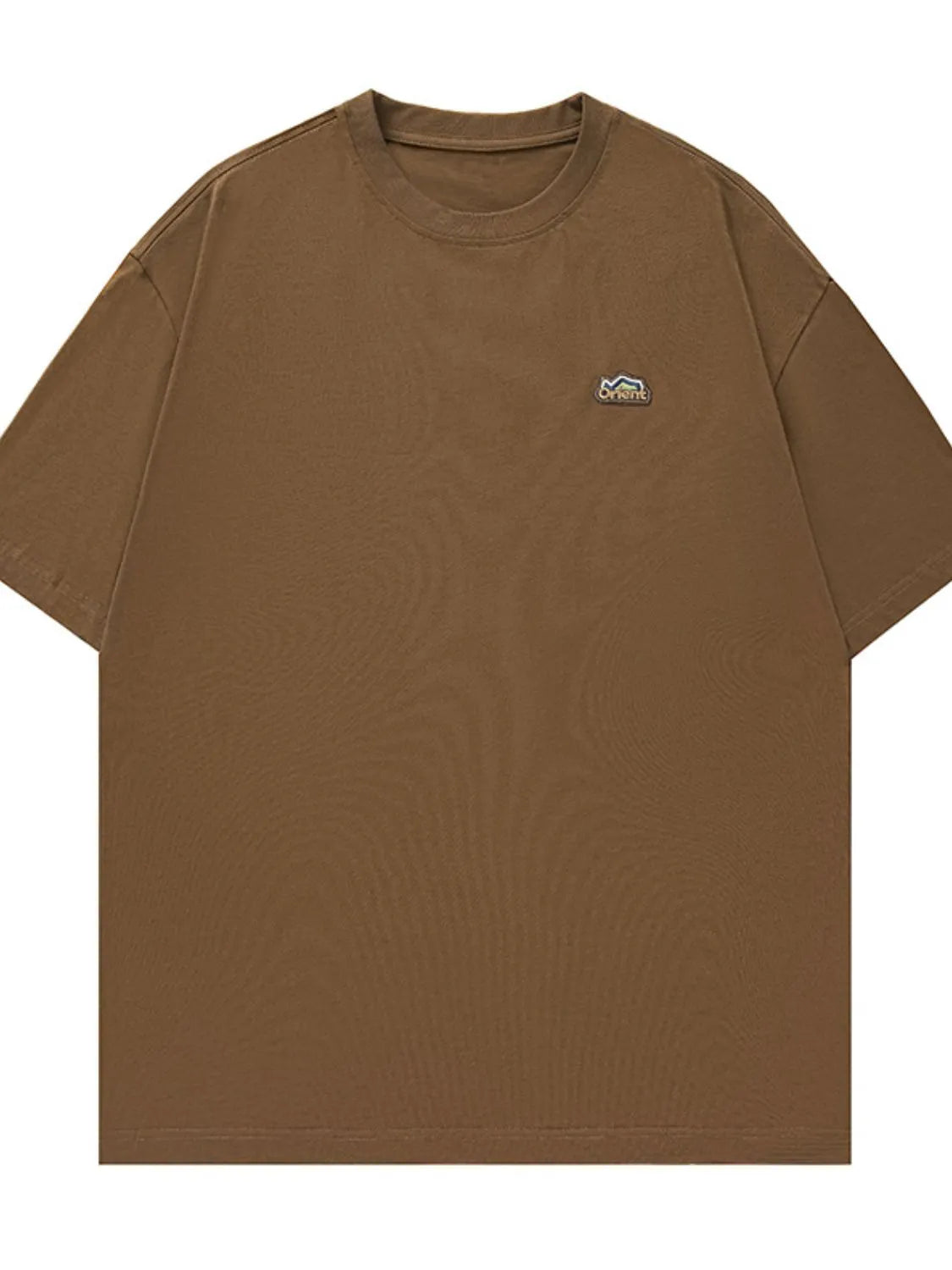 Men's Plus Size Embroidered Round Neck Half Sleeve T-Shirt Trendsi