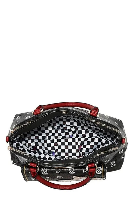 Nicole Lee USA Eco-Leather Cat Dome Bag Trendsi