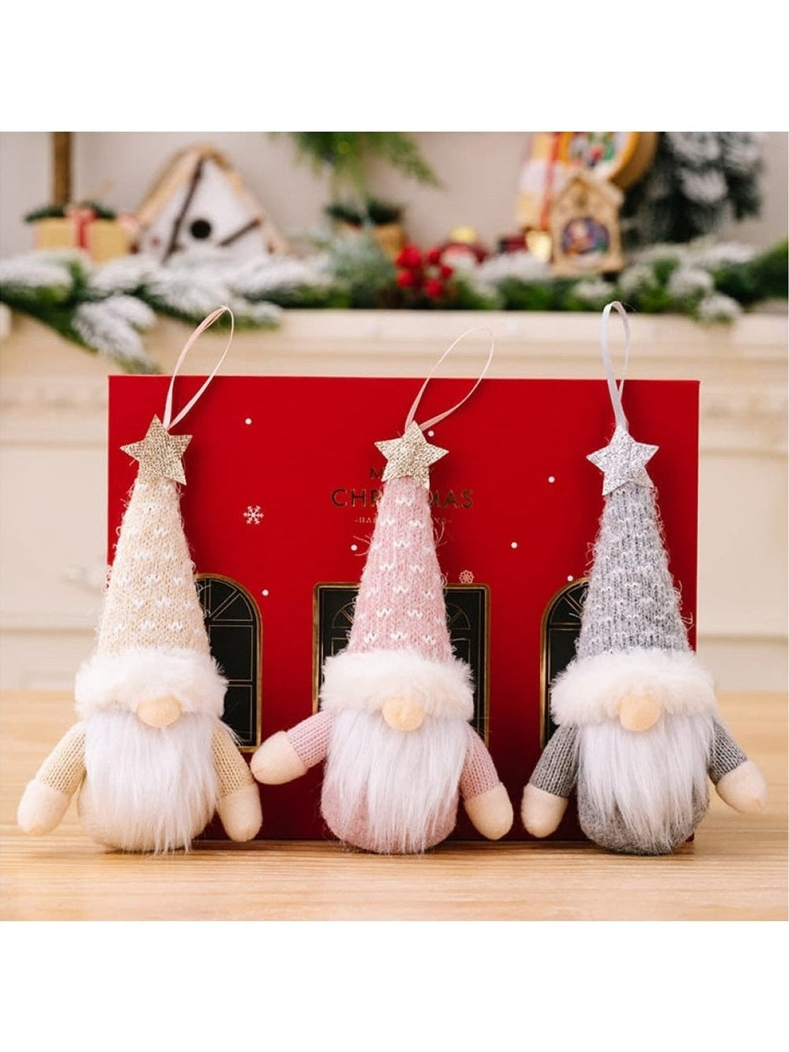 Assorted 2-Piece Faceless Gnome Hanging Widgets