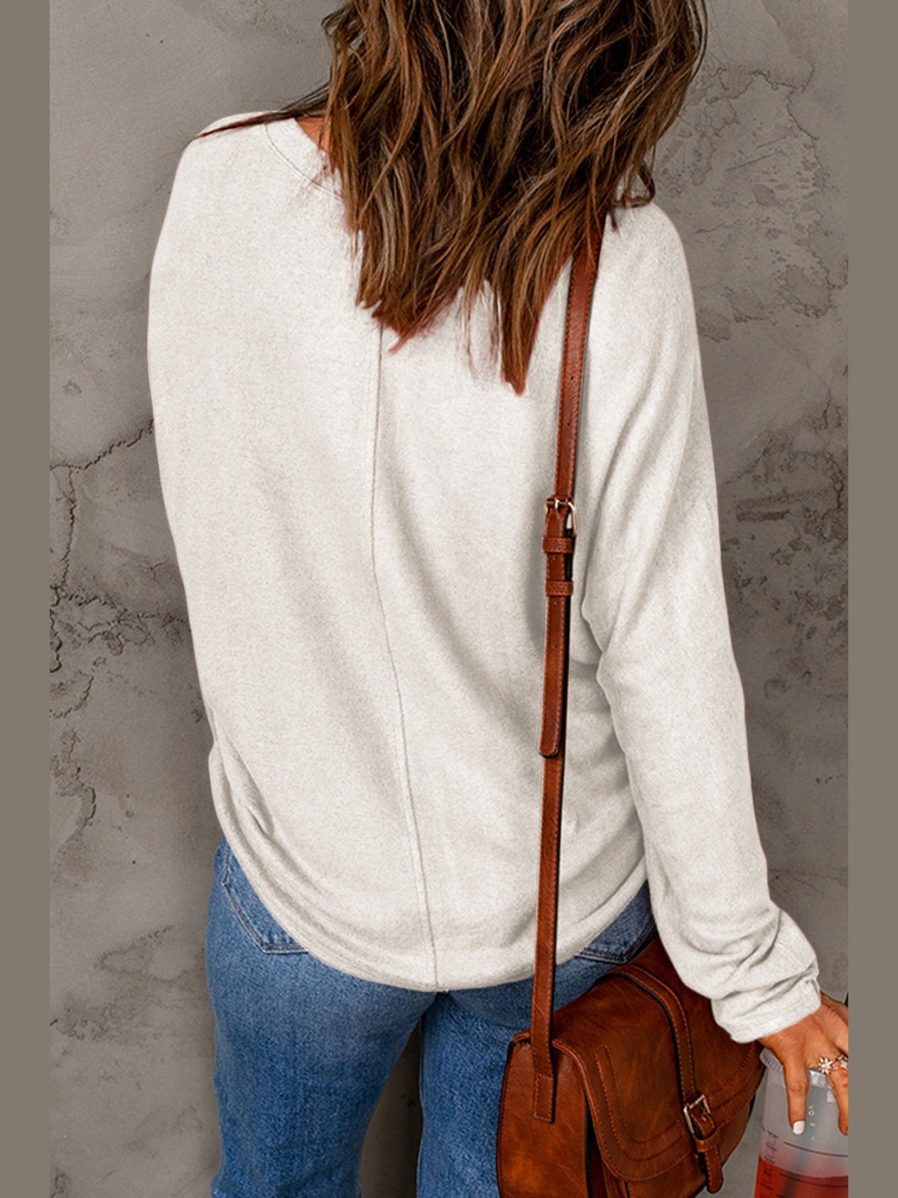 Women Double Take Full Size Round Neck Long Sleeve T-Shirt