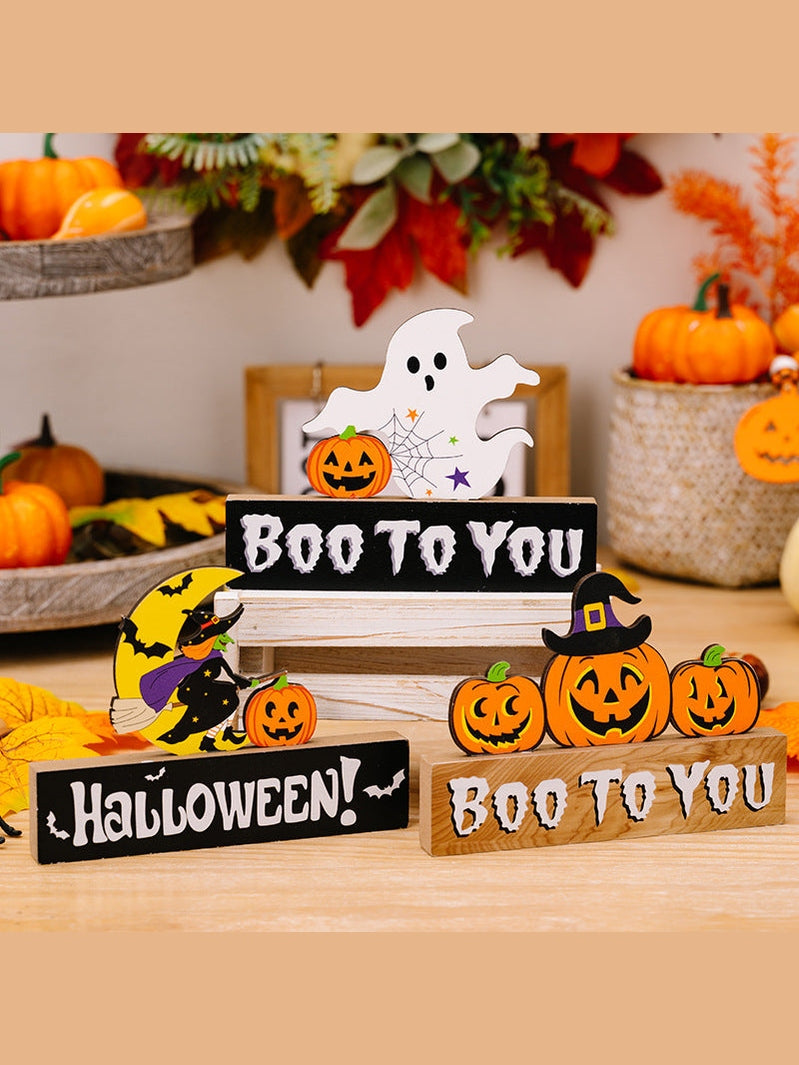 Assorted 2-Piece Halloween Element Ornaments
