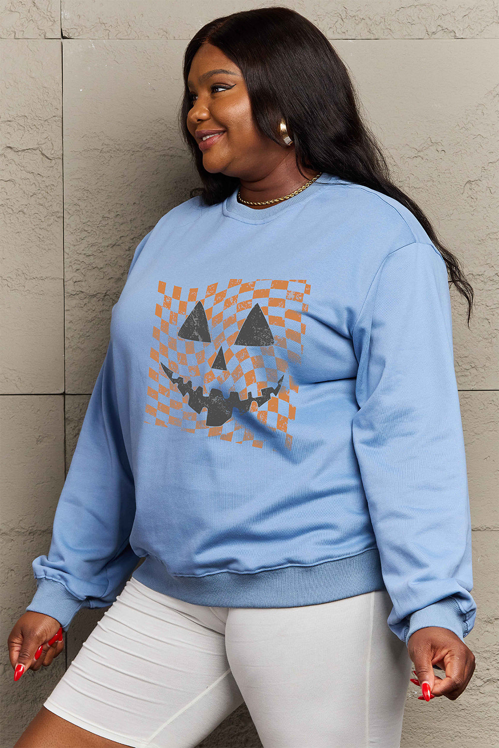 Simply Love Full Size Graphic Dropped Shoulder Sweatshirt NicholesGifts