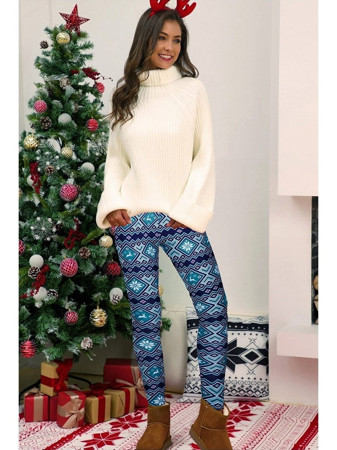 Full Size Geometric Leggings NicholesGifts