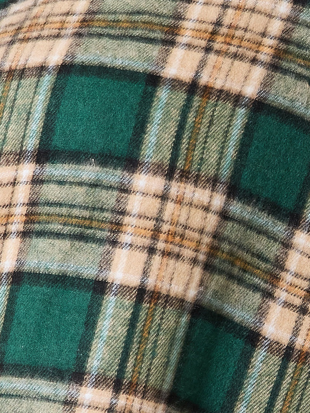 Women Double Take Plaid Collared Neck Long Sleeve Shirt