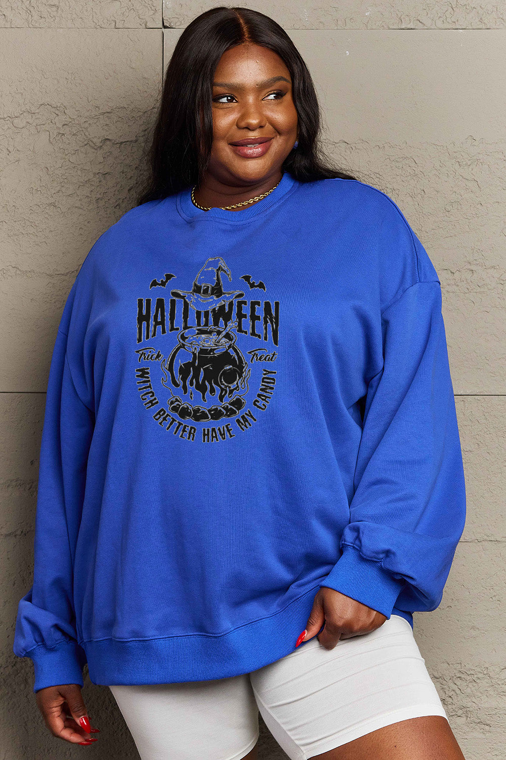 Simply Love Full Size Graphic Round Neck Sweatshirt NicholesGifts