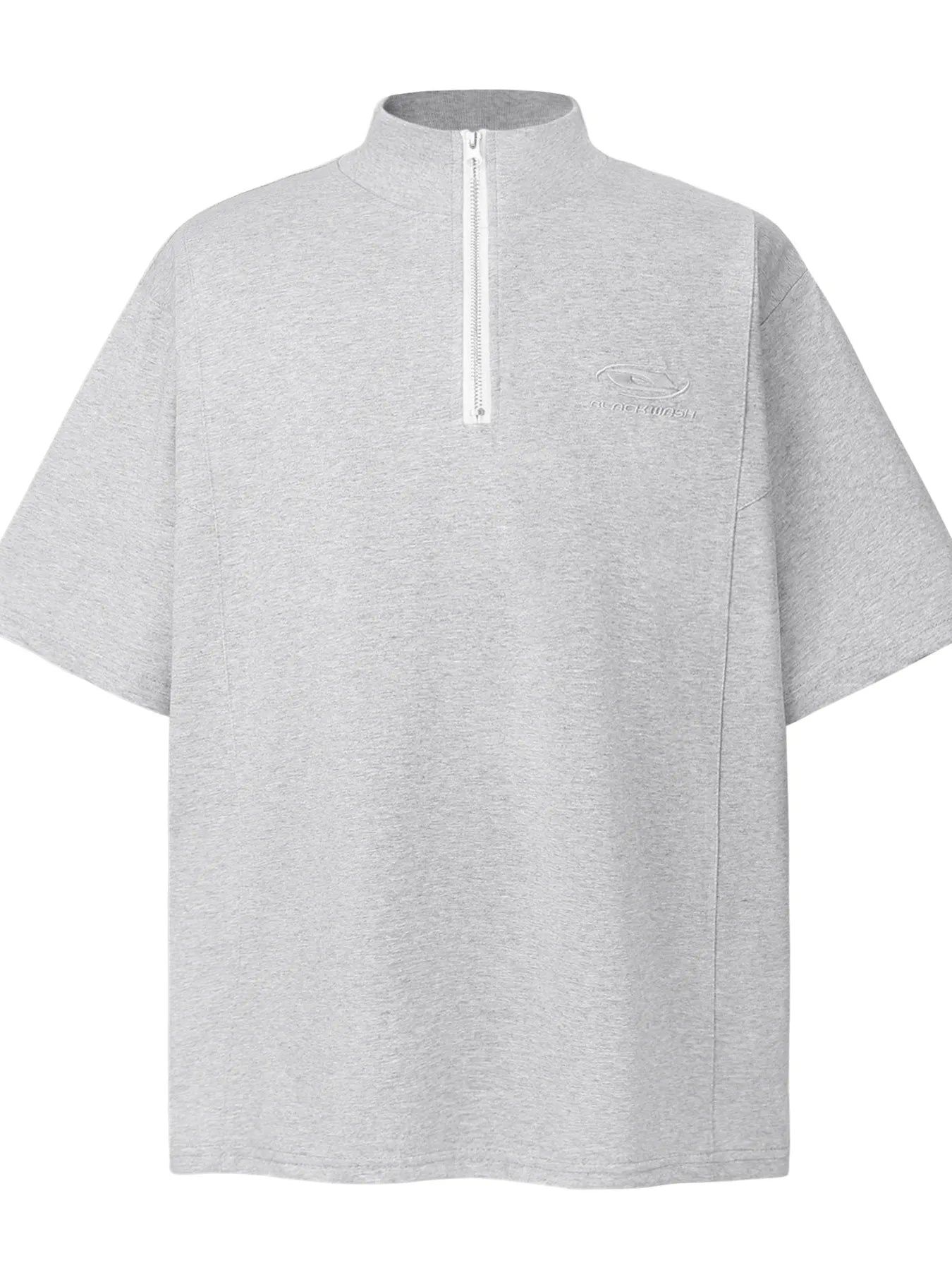 Men's Half-Zip Mock Neck Short Sleeve T-Shirt NicholesGifts