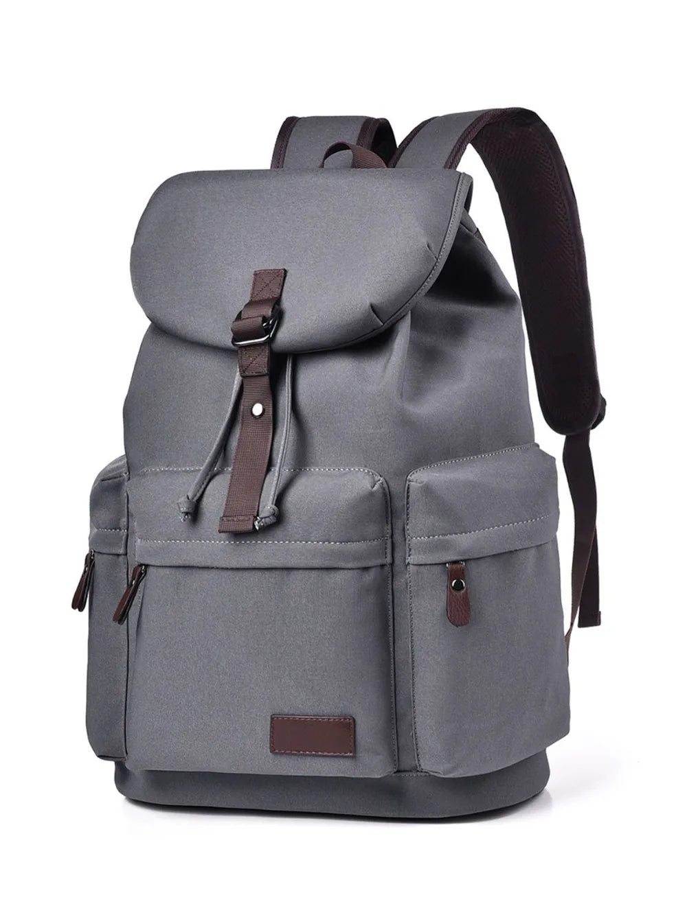 Multi Pockets Adjustable Strap Canvas Backpack Bag Trendsi