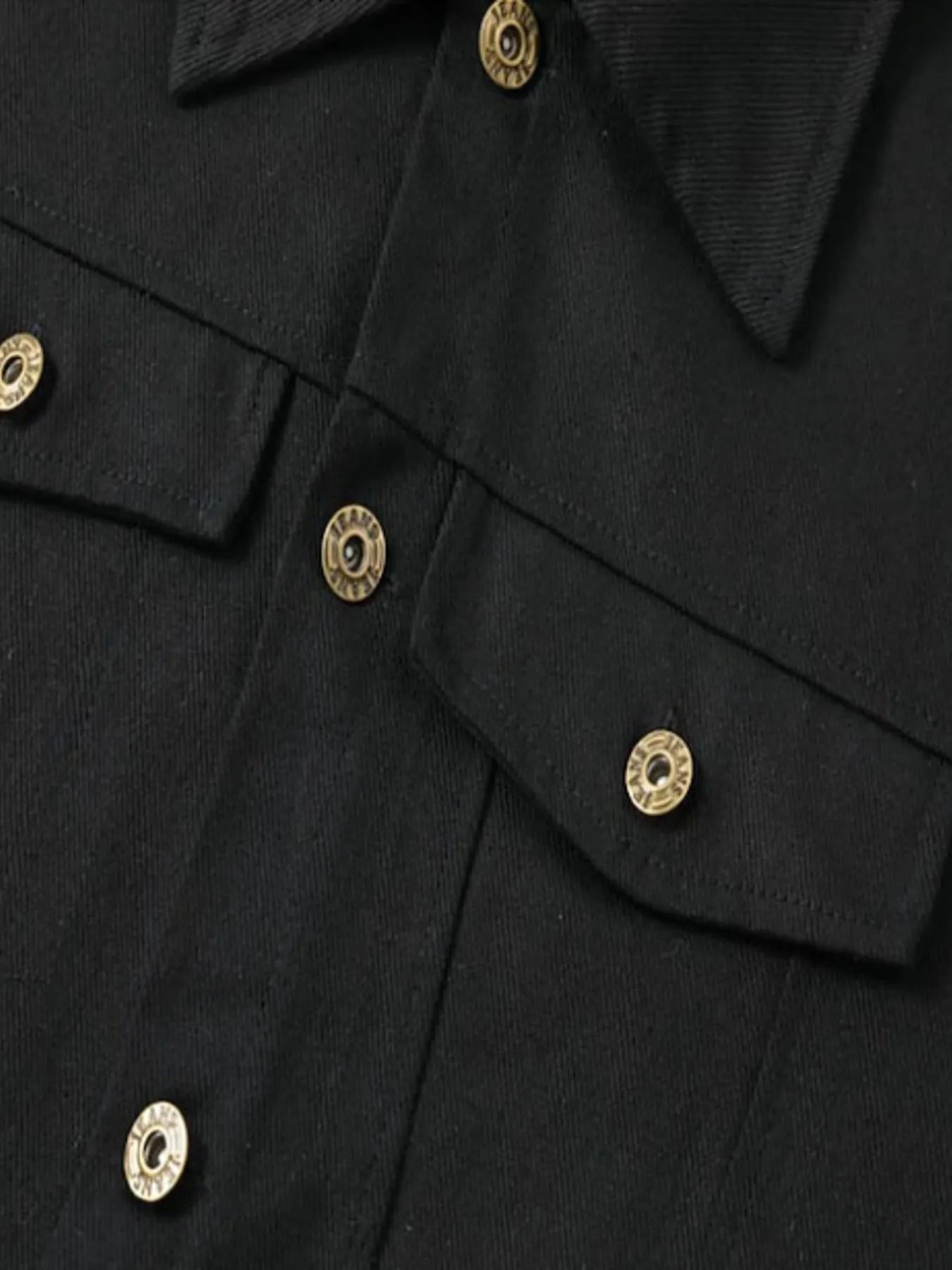Men's Full Size Button Up Long Sleeve Jacket Plus Size Trendsi