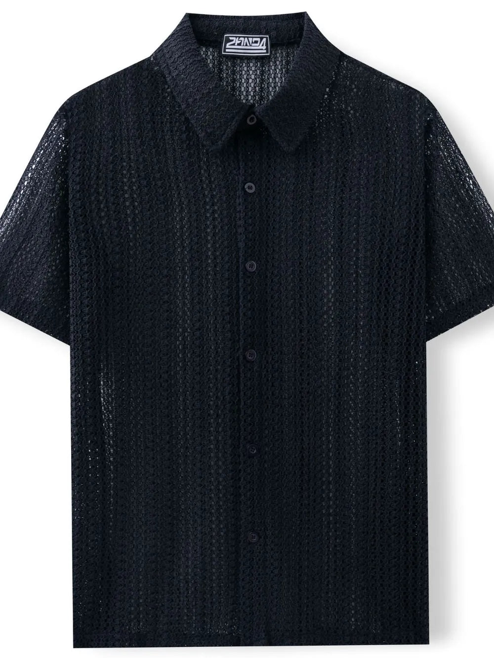 Men's Plus Size Button Down Short Sleeve Shirt Trendsi