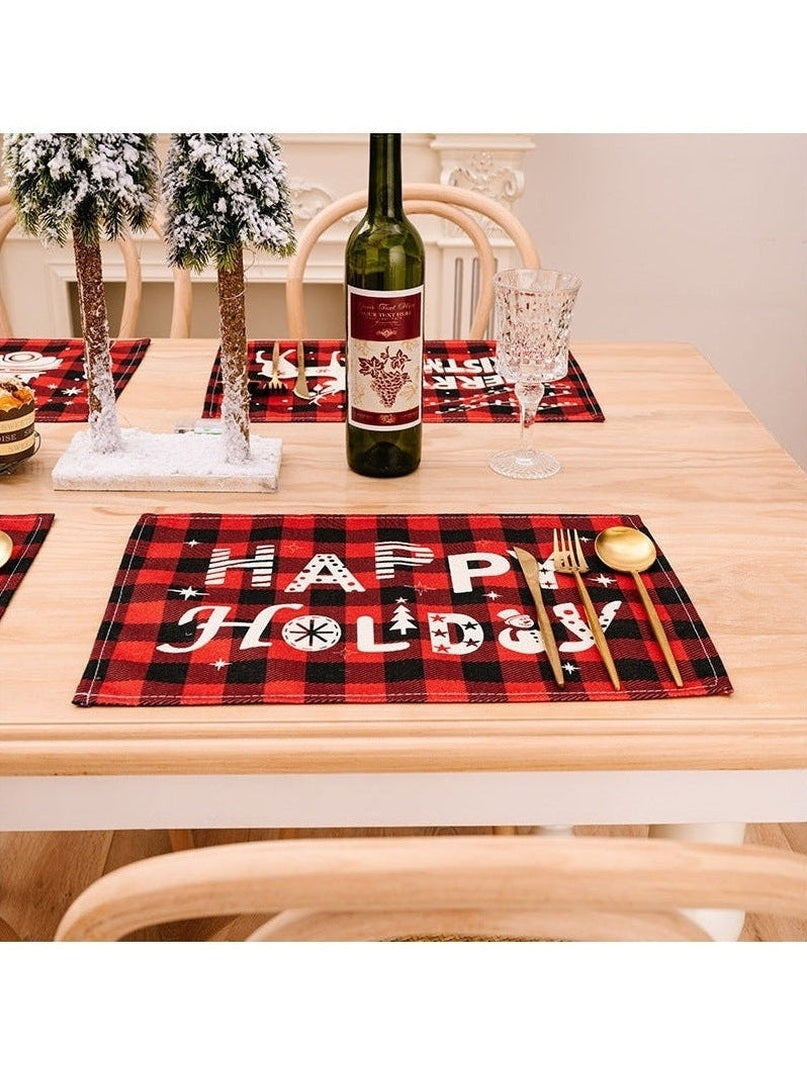 Assorted 2-Piece Plaid Placemats NicholesGifts