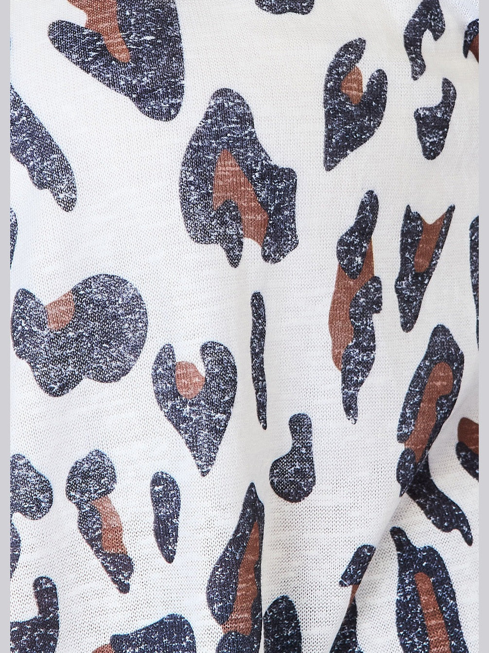 Double Take Leopard Long Sleeve Cardigan