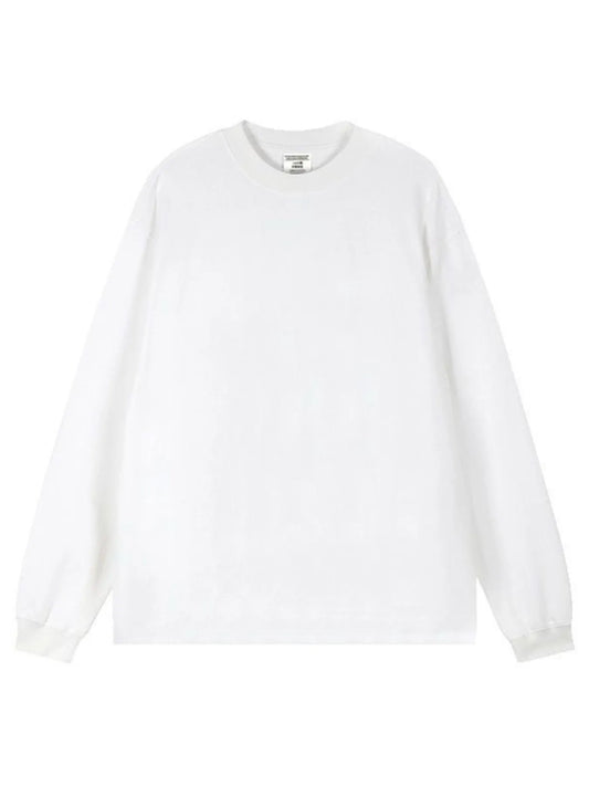 Men's Plus Size Round Neck Long Sleeve T-Shirt Trendsi