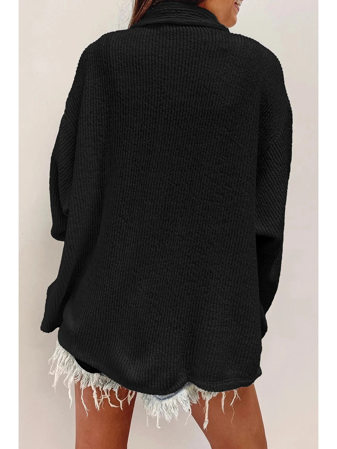 Women NicholesGifts Women Button Up Long Sleeve Shacket nicholesgifts