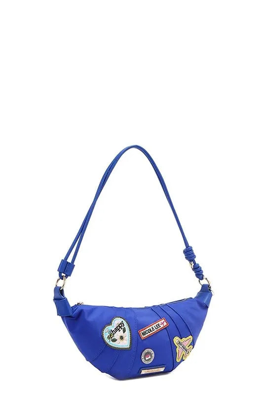 Nicole Lee USA Color Patch Croissant Bag Trendsi