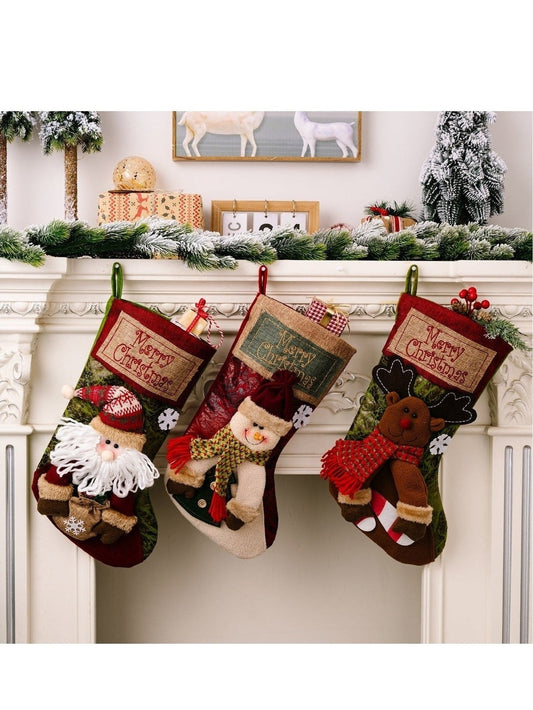 MERRY CHRISTMAS Stocking Hanging Widget NicholesGifts