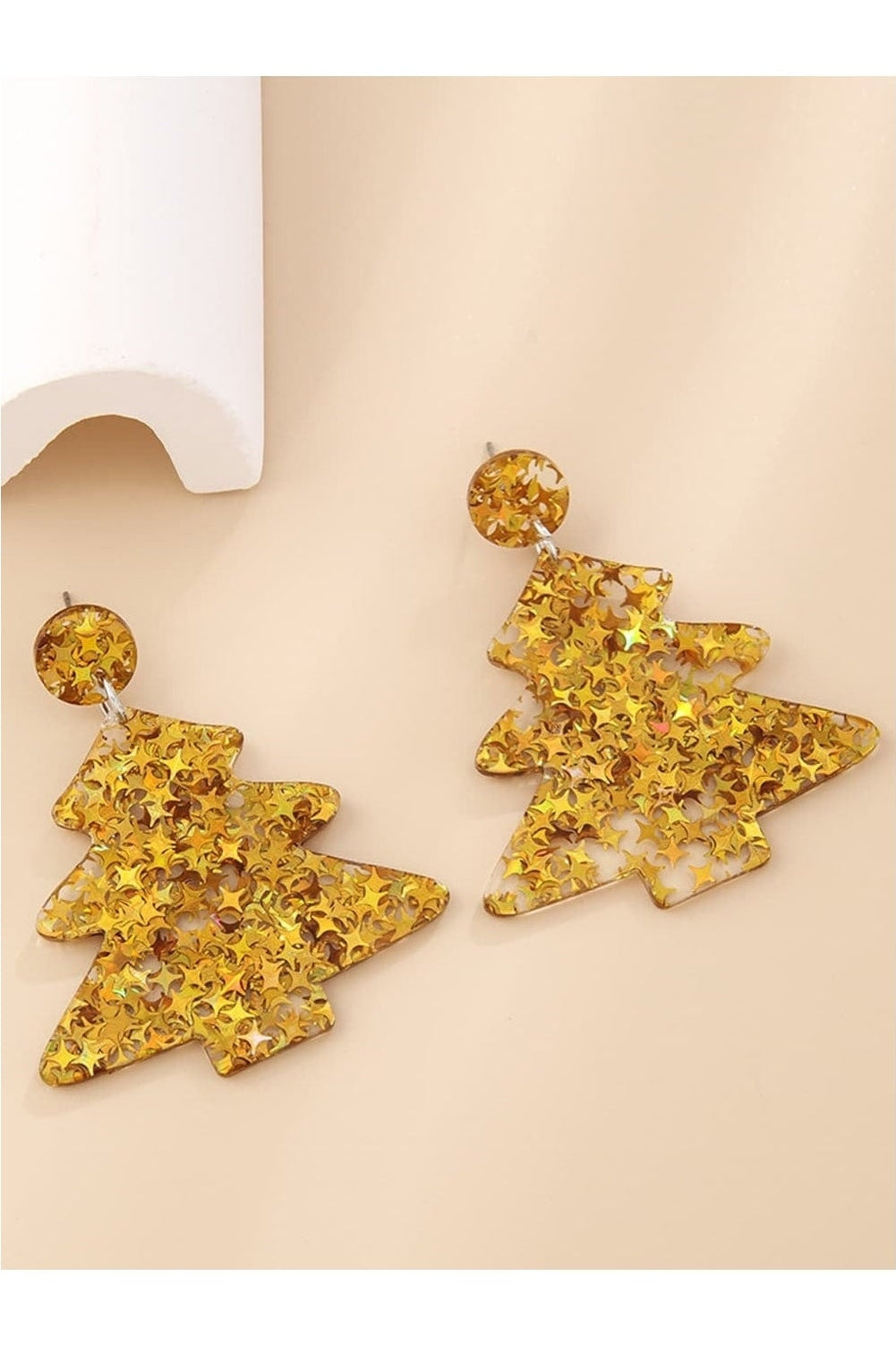 Women Christmas Tree Acrylic Earrings NicholesGifts