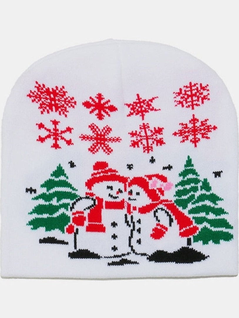 Christmas Pattern Knit Hat NicholesGifts