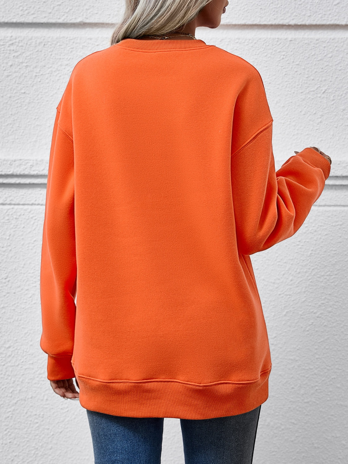 NicholesGifts Women Letter Graphic Mom Life Round Neck Sweatshirt nicholesgifts