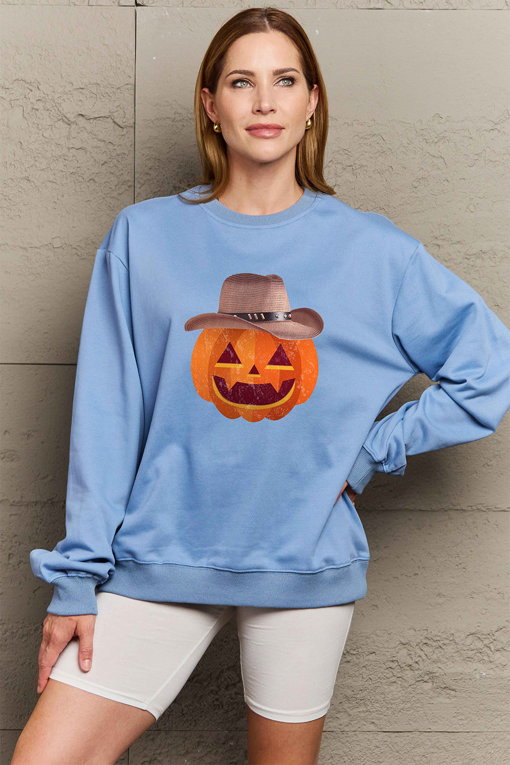 Simply Love Full Size Graphic Dropped Shoulder Sweatshirt NicholesGifts