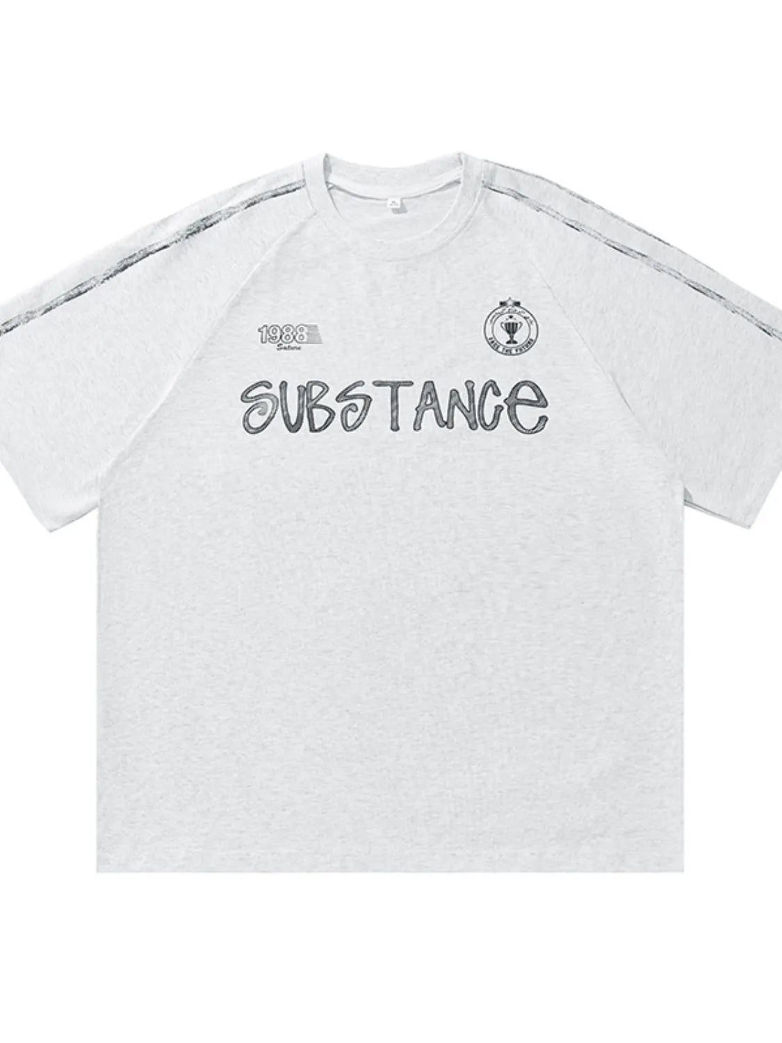 Men's Letter Round Neck Half Sleeve T-Shirt NicholesGifts