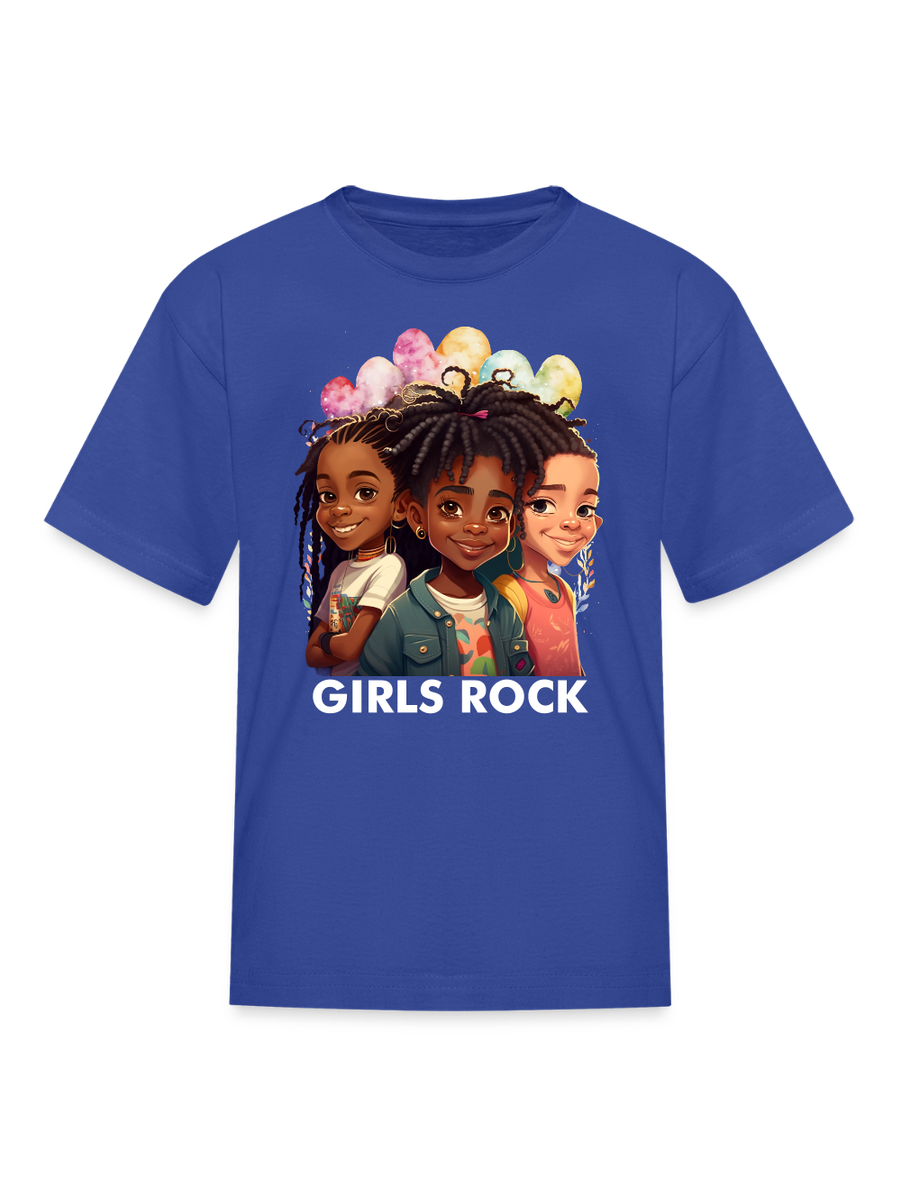 African American Girls Rock Crewneck Short Sleeve T-Shirt