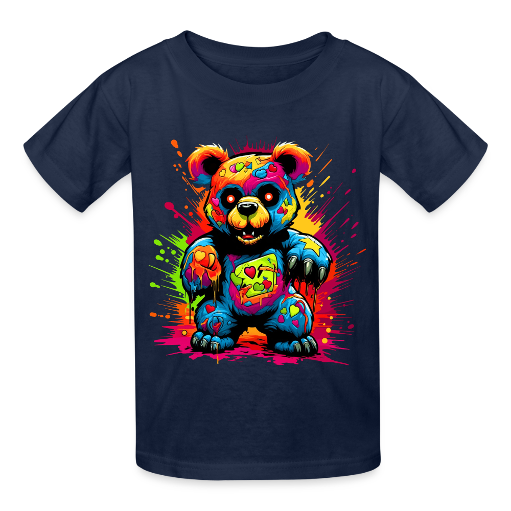 Boys Colorful Teddy Bear Short Sleeve T-Shirt NicholesGifts