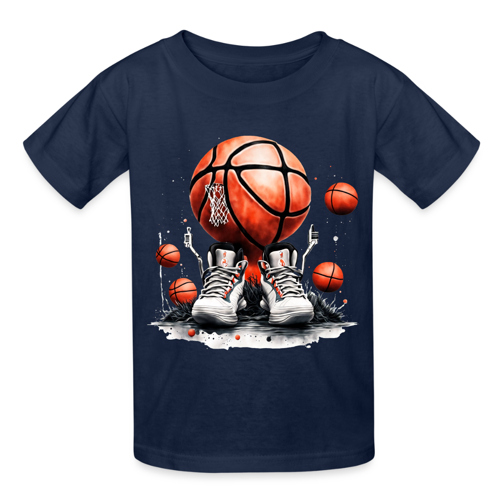 Boys Basketball Short Sleeve T-Shirt NicholesGifts