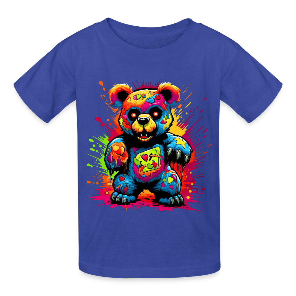Boys Colorful Teddy Bear Short Sleeve T-Shirt NicholesGifts