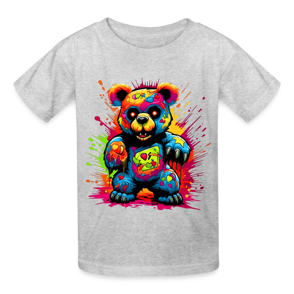 Boys Colorful Teddy Bear Short Sleeve T-Shirt NicholesGifts