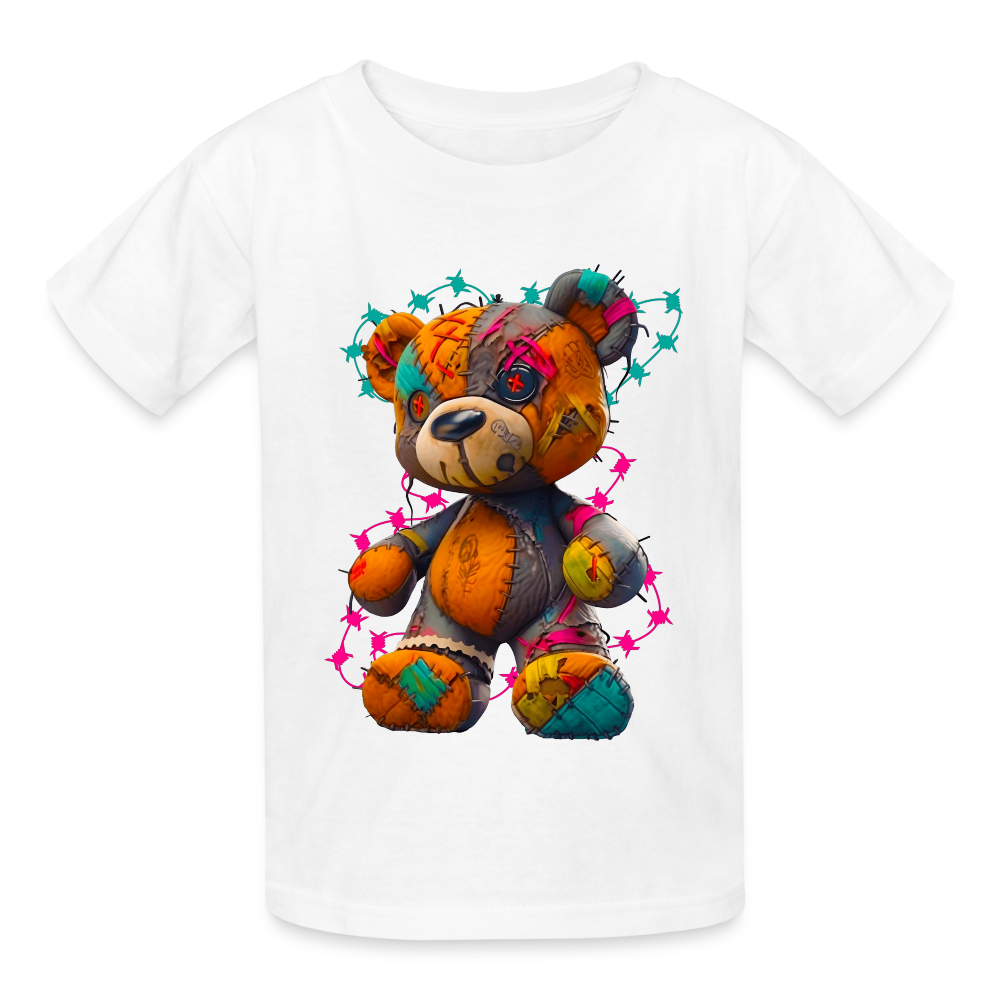 Boys Multicolor Teddy Bear Short Sleeve T-Shirt NicholesGifts