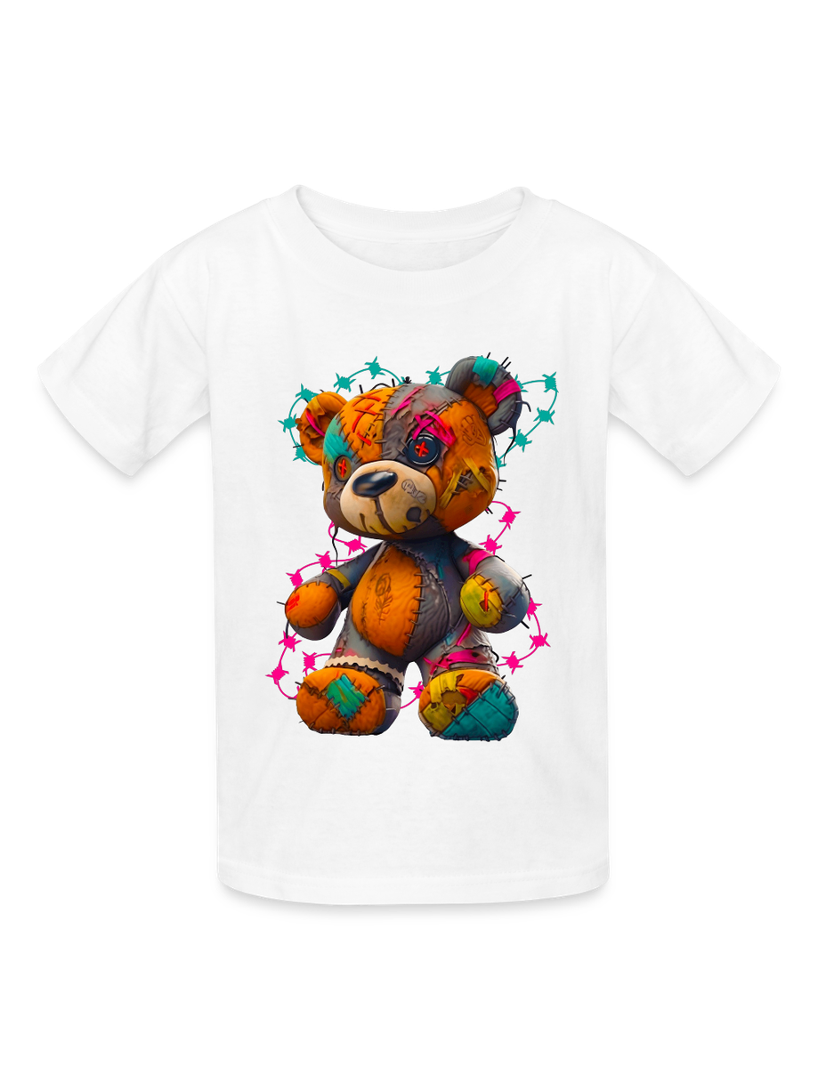 Boys Multicolor Teddy Bear Short Sleeve T-Shirt