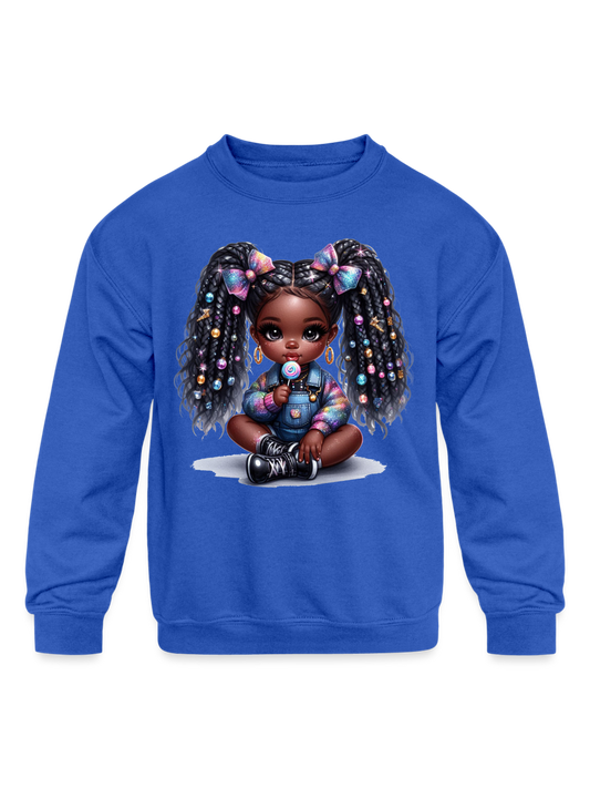 African American Toddler Girls Cute Bows Long Sleeve Crewneck Sweatshirt NicholesGifts
