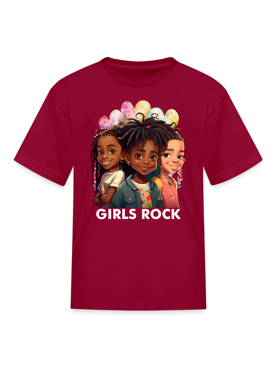 African American Girls Rock Crewneck Short Sleeve T-Shirt