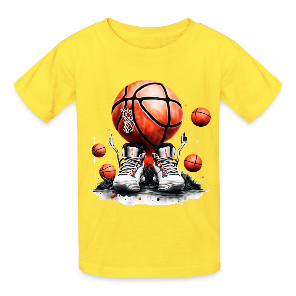 Boys Basketball Short Sleeve T-Shirt NicholesGifts
