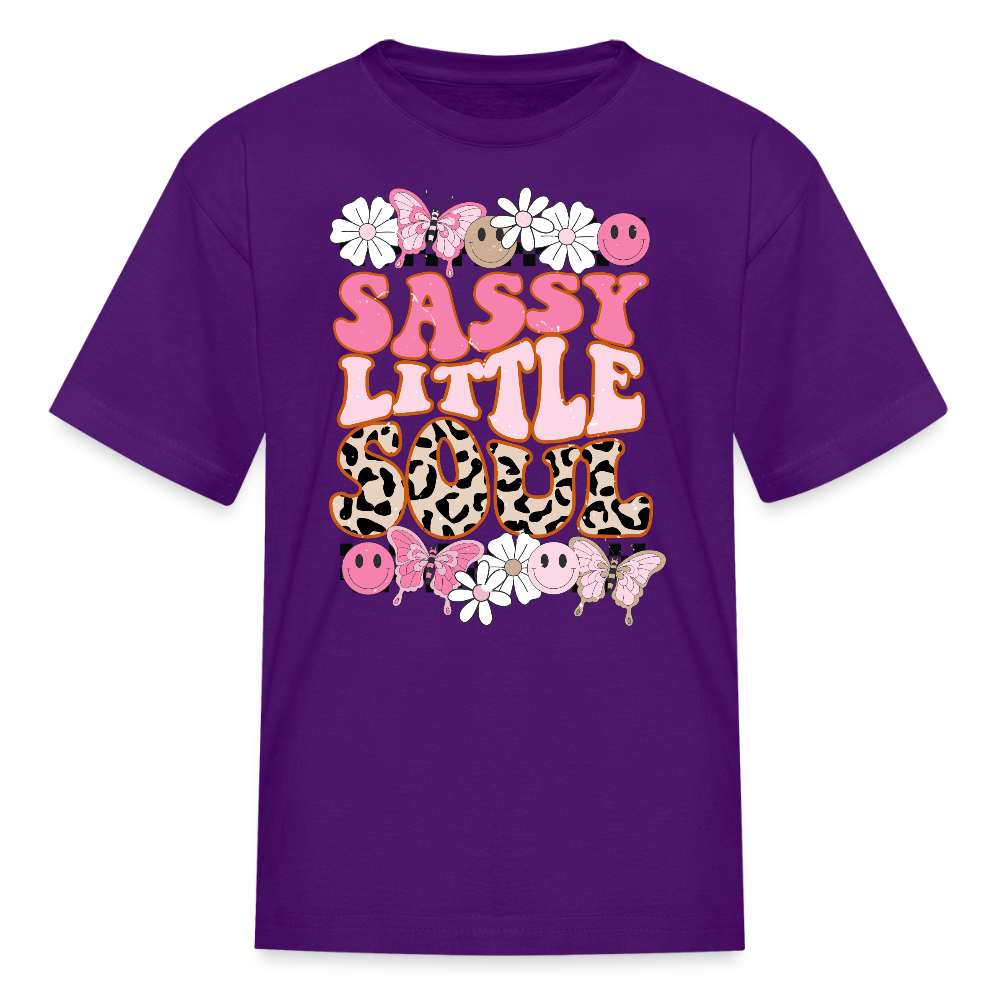 Girls Sassy Little Soul Short Sleeve T-Shirt NicholesGifts
