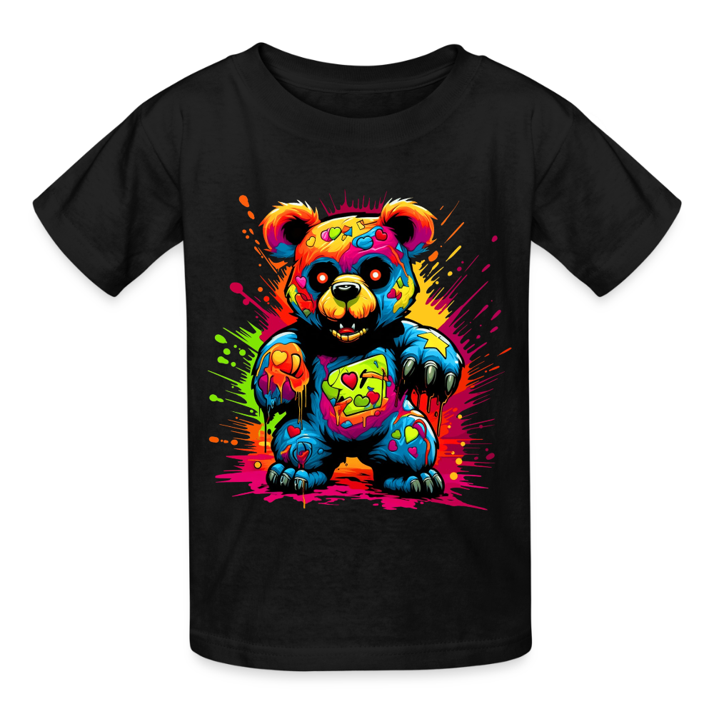 Boys Colorful Teddy Bear Short Sleeve T-Shirt NicholesGifts