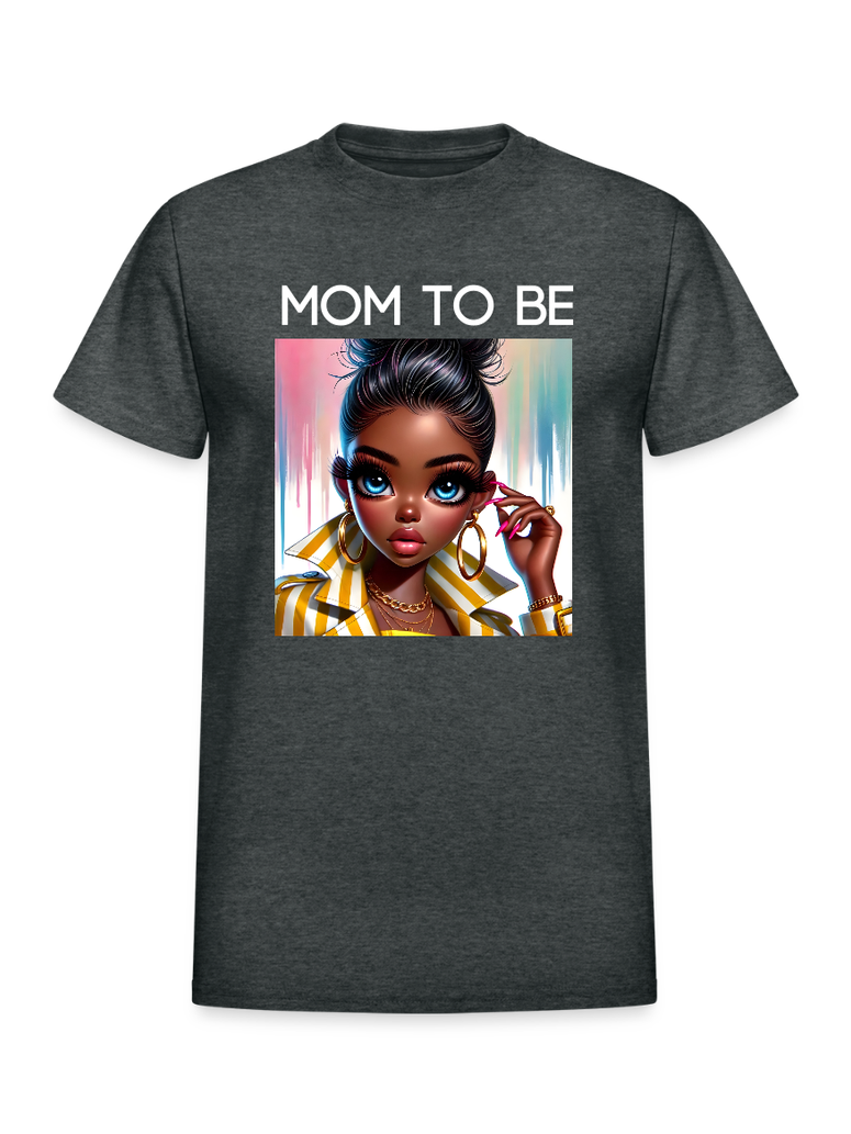 African American Women Mom To Be Mother's Day Short Sleeve Tee Shirt