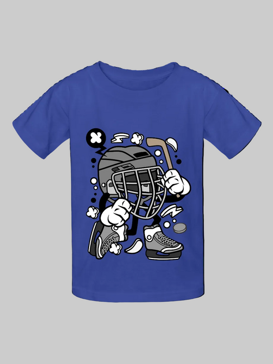 Boys Hockey Short Sleeve T-Shirt nicholesgifts