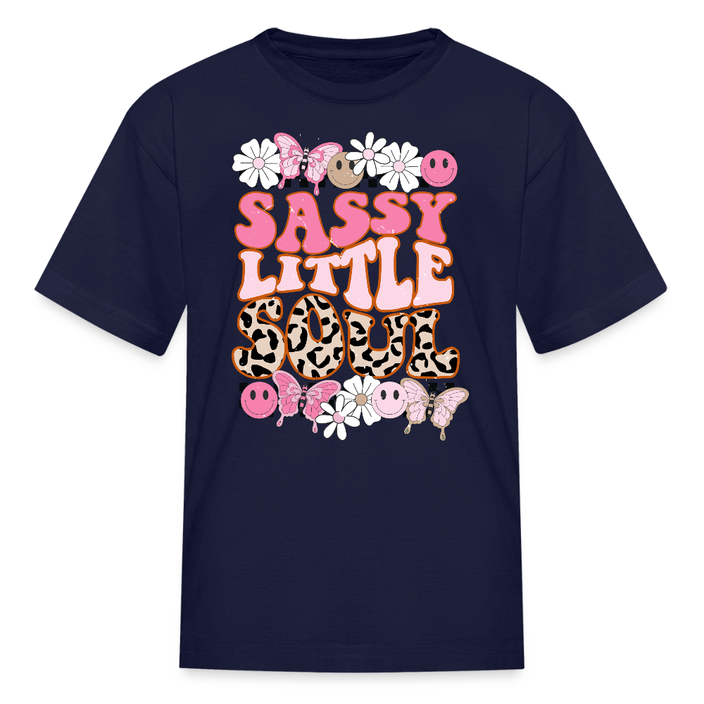 Girls Sassy Little Soul Short Sleeve T-Shirt NicholesGifts