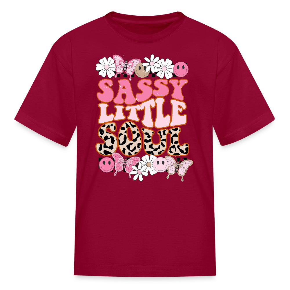 Girls Sassy Little Soul Short Sleeve T-Shirt NicholesGifts