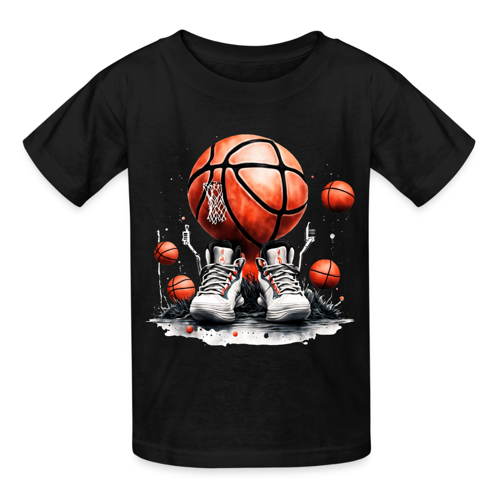 Boys Basketball Short Sleeve T-Shirt NicholesGifts