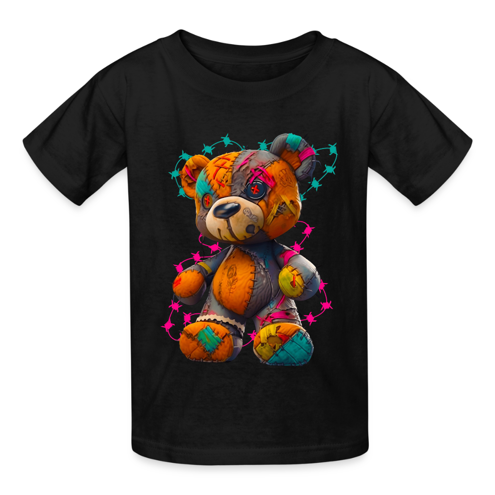 Boys Multicolor Teddy Bear Short Sleeve T-Shirt NicholesGifts