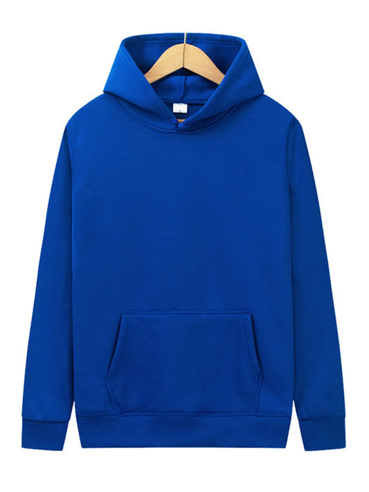 Men's Full Size Kangaroo Pocket Long Sleeve Hoodie Plus Size NicholesGifts