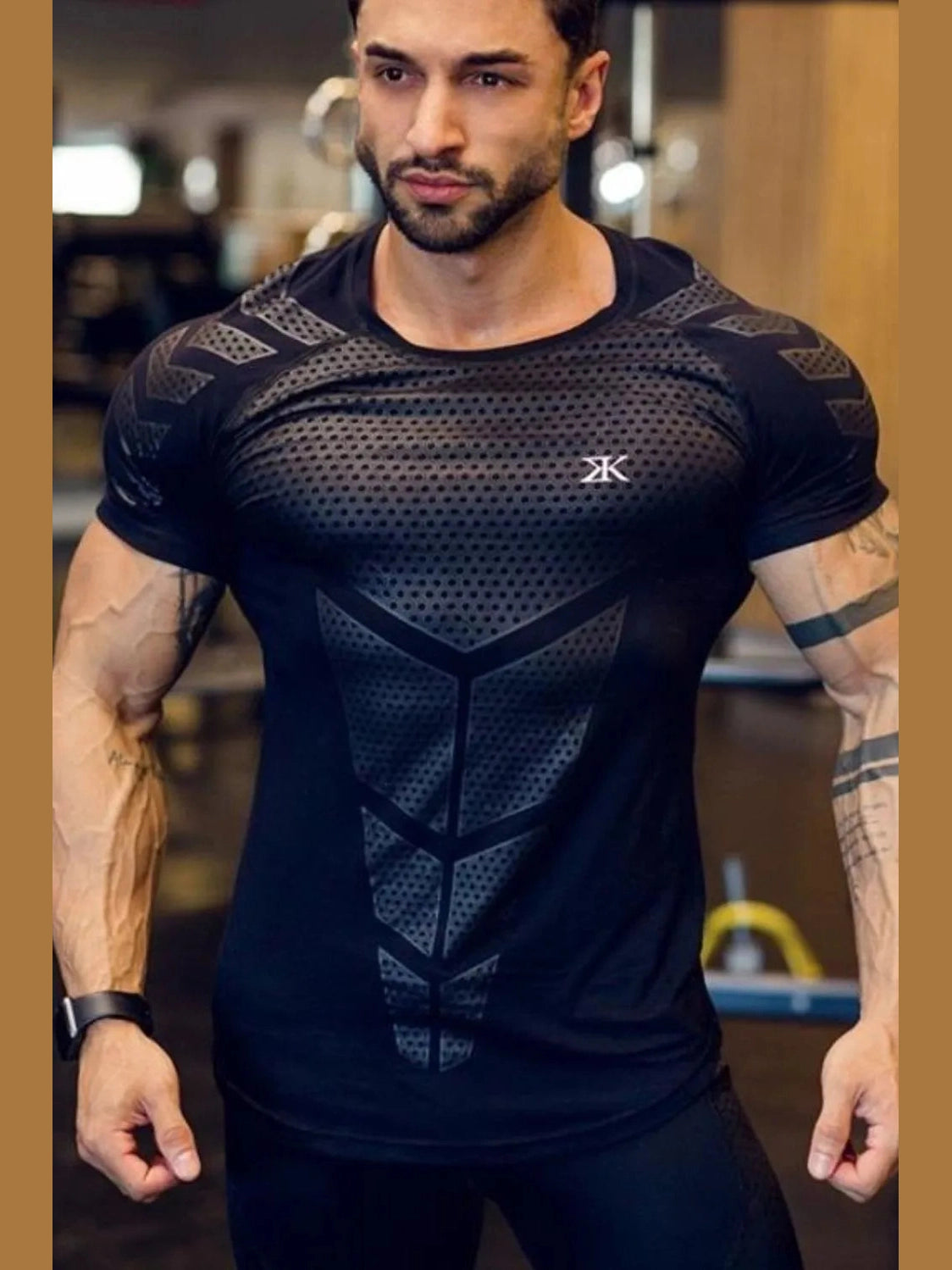 Men's Plus Size Round Neck Short Sleeve T-Shirt