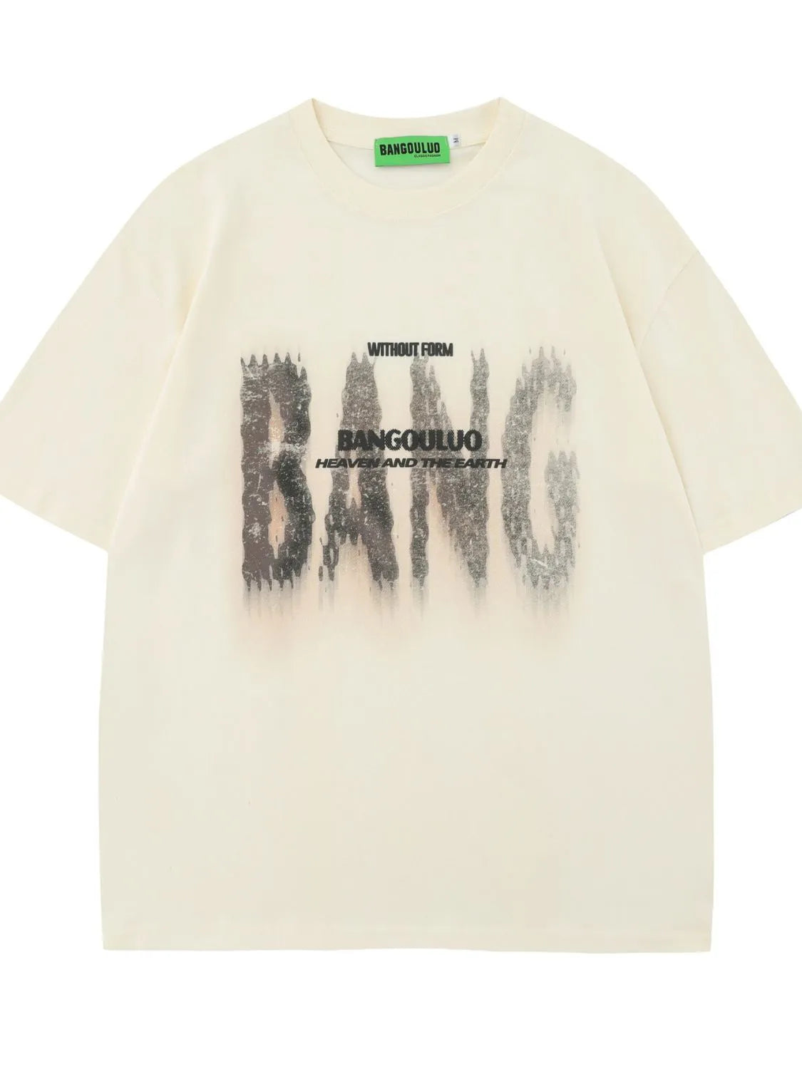 Men's Graphic Round Neck Oversized T-Shirt Trendsi